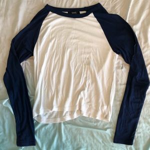 Cropped Baseball Tee